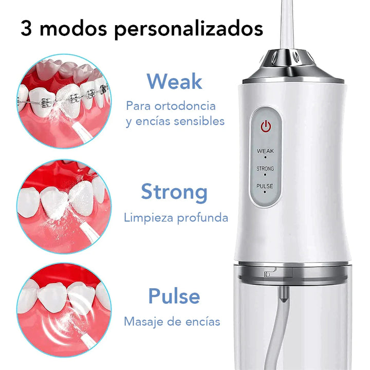 Irrigador Limpiador de dientes Recargabl