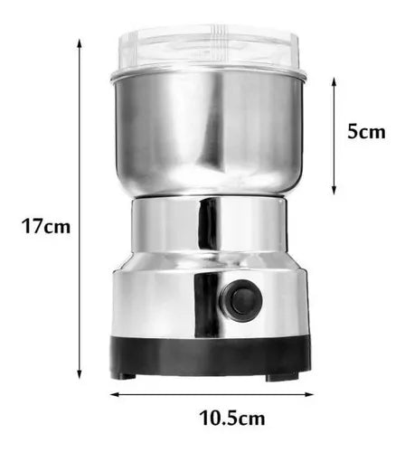 Molino Eléctrico 3 en 1 para Café, Especias y Semillas