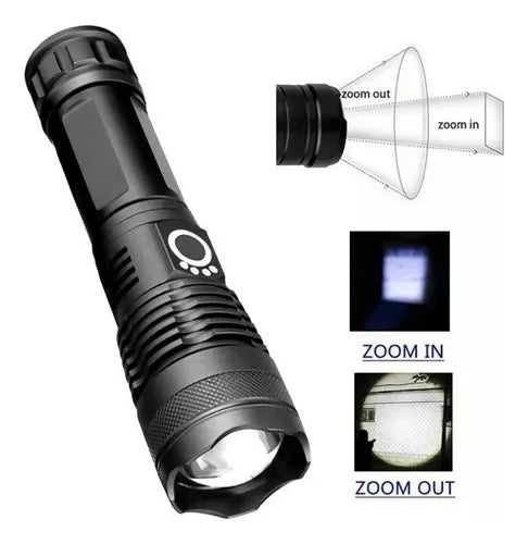 LINTERNA LED DE ALTA POTENCIA TÁCTICA